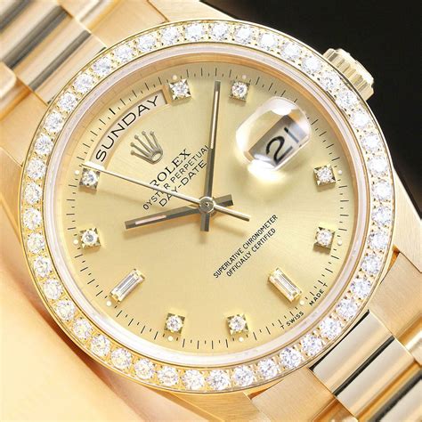 rolex day date 18kt yellow gold|rolex day date 18238 price.